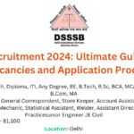 DSSSB Recruitment 2024: Ultimate Guide to 1,499 Vacancies and Application Process
