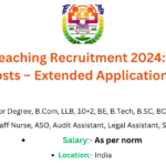NVS Non-Teaching Recruitment 2024: Apply Now for 1377 Posts – Extended Application Deadline!