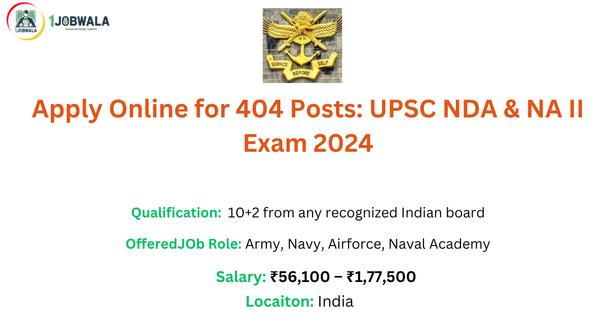 UPSC NDA II Exam 2024