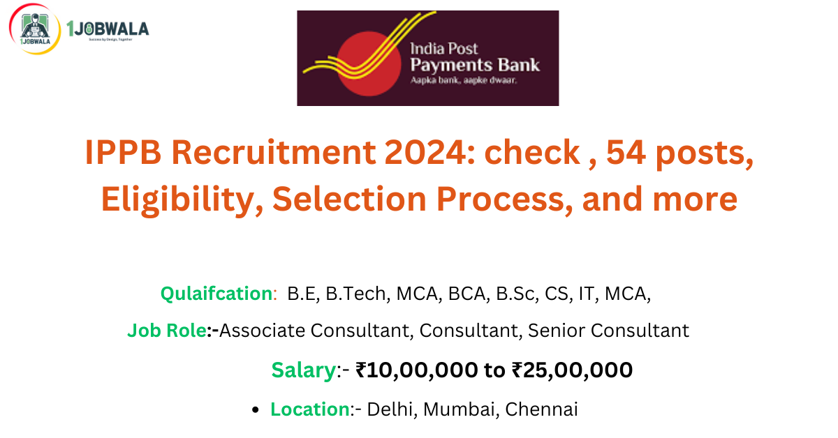 IPPB Recruitment 2024